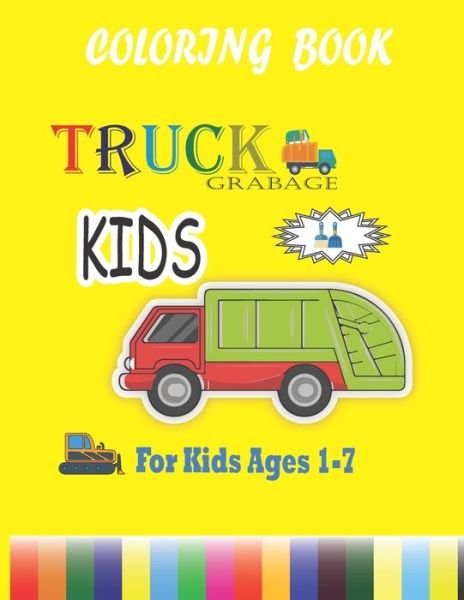 Cover for Boulanouar Truck Baho · Truck Coloring Book Kids, For Kids Ages 2-7 (Paperback Book) (2020)