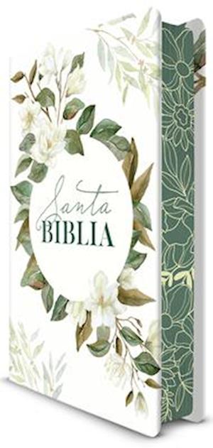 Cover for Reina Valera Revisada 1960 · Biblia Rvr 1960 Letra Grande Tamano Manual, Tapa Dura Con Flores Blancas / Spani (Buch) (2025)