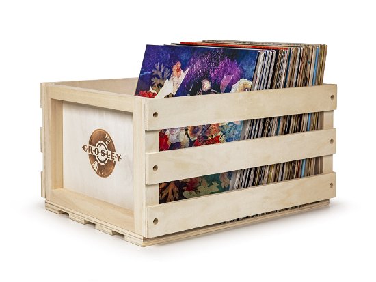 Record Storage Crate (Natural) - Crosley - Audio & HiFi - CROSLEY - 0710244204156 - 