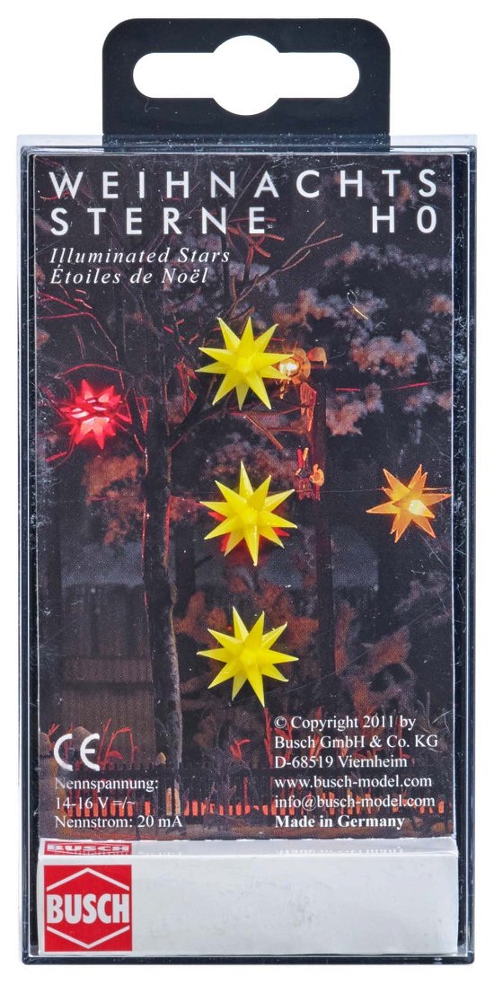 Cover for Busch Scenery · Kerststerren+Verl. Gl. (Legetøj)