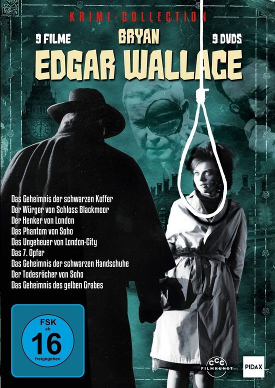 Bryan Edgar Wallace Krimi-collection - Movie - Elokuva - PIDAX - 4260696733156 - perjantai 24. maaliskuuta 2023