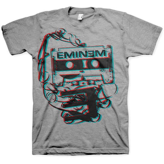 Cover for Eminem · Eminem Unisex T-Shirt: Tape (T-shirt) [size L] [Grey - Unisex edition] (2015)