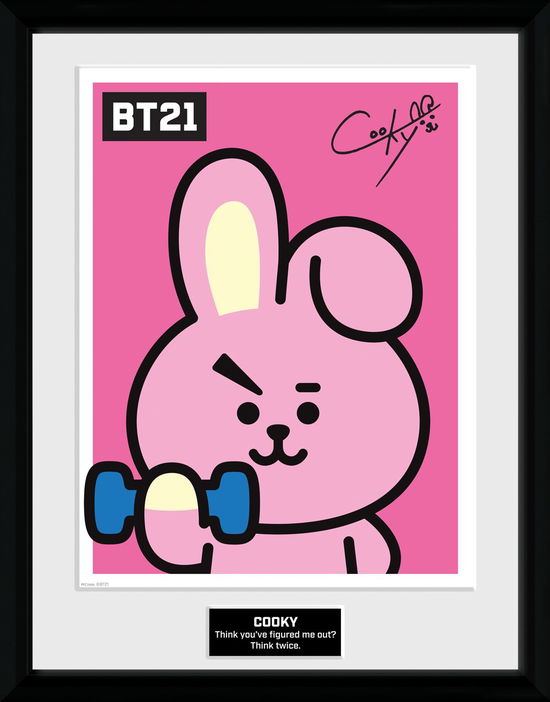 Cover for Bt21 · BT21 Cooky Framed Print 30cm x 40cm (Wall art) (2019)