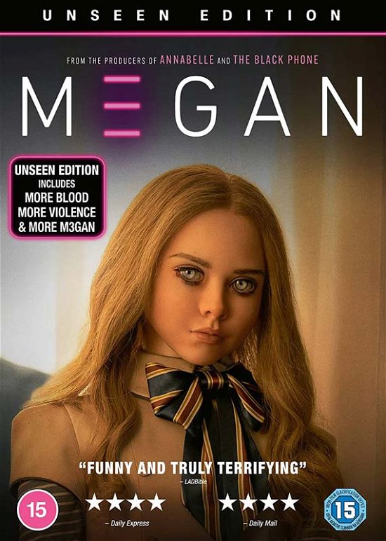 Cover for M3gan DVD · M3gan - Unseen Edition (aka Megan) (DVD) (2023)