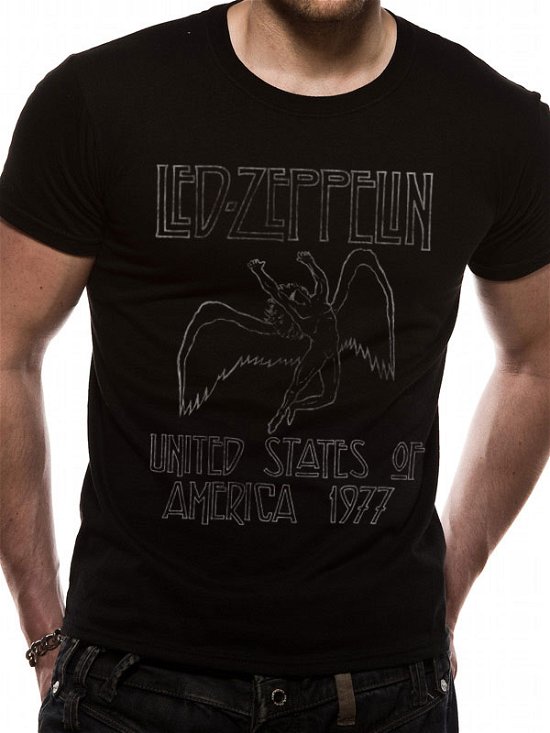 Cover for Led Zeppelin · Led Zeppelin - Us 77 (Bekleidung) [size M]