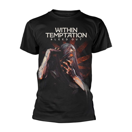 Within Temptation Unisex T-Shirt: Bleed Out Album (Back Print) - Within Temptation - Merchandise - PHD - 5056187767156 - 14. december 2023