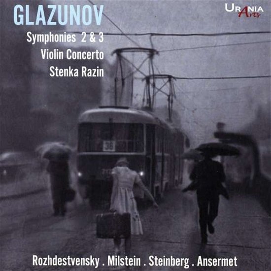 Cover for Glazunov / Milstein / Steinberg / Ansermet · Alexandr Glazunov: Symphonies 2 &amp; 3 Violin (CD) (2017)