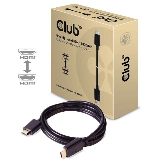 Cover for Club 3d · Club3D HDMI-Kabel A -&gt; A 2.1 Ultra High Speed 10K (ACCESSORY) (2024)