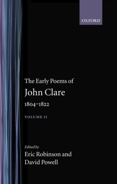 Cover for John Clare · The Early Poems of John Clare 1804-1822: Volume II - Oxford English Texts: John Clare (Hardcover Book) (1989)