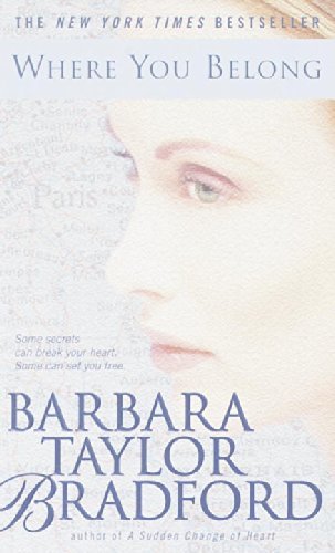 Cover for Barbara Taylor Bradford · Where You Belong (Paperback Book) (2000)