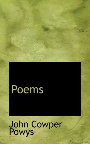 Cover for John Cowper Powys · Poems (Taschenbuch) (2008)