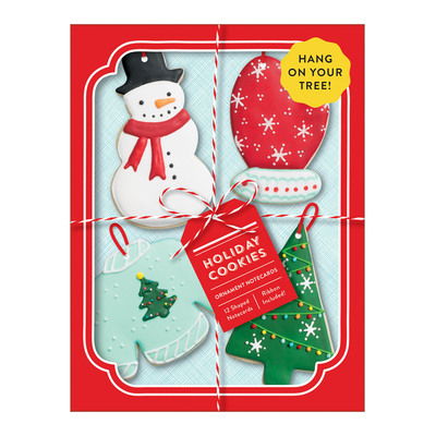 Holiday Cookies Shaped Notecard Portfolio - Galison - Książki - Galison - 9780735355156 - 11 września 2018