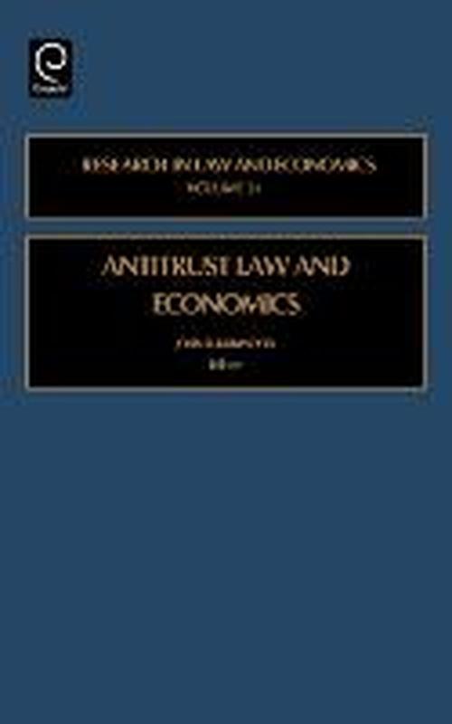 Cover for John B. Kirkwood · Antitrust Law and Economics - Research in Law and Economics (Hardcover Book) (2004)