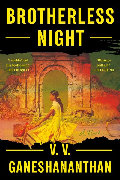 Cover for V. V. Ganeshananthan · Brotherless Night: A Novel (Hardcover Book) (2023)