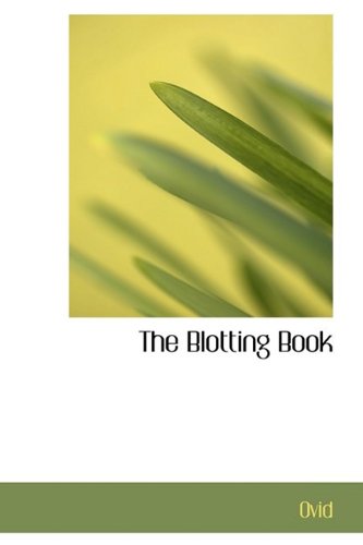 Cover for Ovid · The Blotting Book (Hardcover Book) (2009)