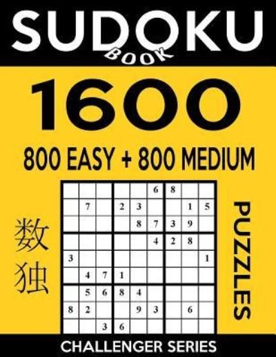 Cover for Sudoku Book · Sudoku Book 1,600 Puzzles, 800 Easy and 800 Medium (Taschenbuch) (2017)