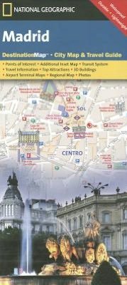 Cover for National Geographic Maps · Madrid: Destination City Maps (Landkart) (2024)