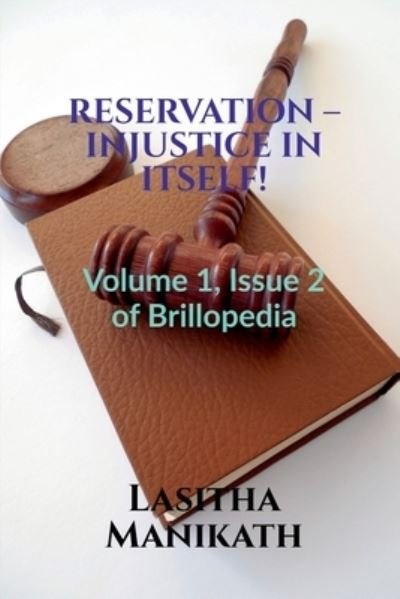 Cover for Lasitha Manikath · Reservation - Injustice in Itself! (Book) (2021)