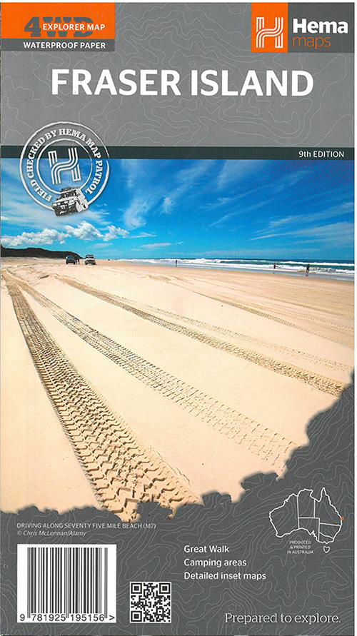 Cover for Hema Maps · Hema Maps: Fraser Island (Map) (2015)