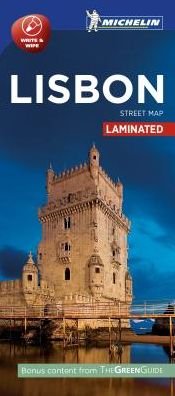 Lisbon - Michelin City Map 9208: Laminated City Plan - Michelin - Książki - Michelin Editions des Voyages - 9782067214156 - 18 kwietnia 2016