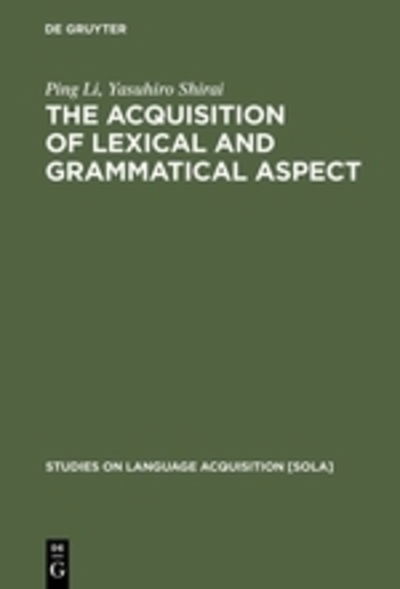 Cover for P. Li · Acquisition of Lexical a.Gramm. (Book) (2000)