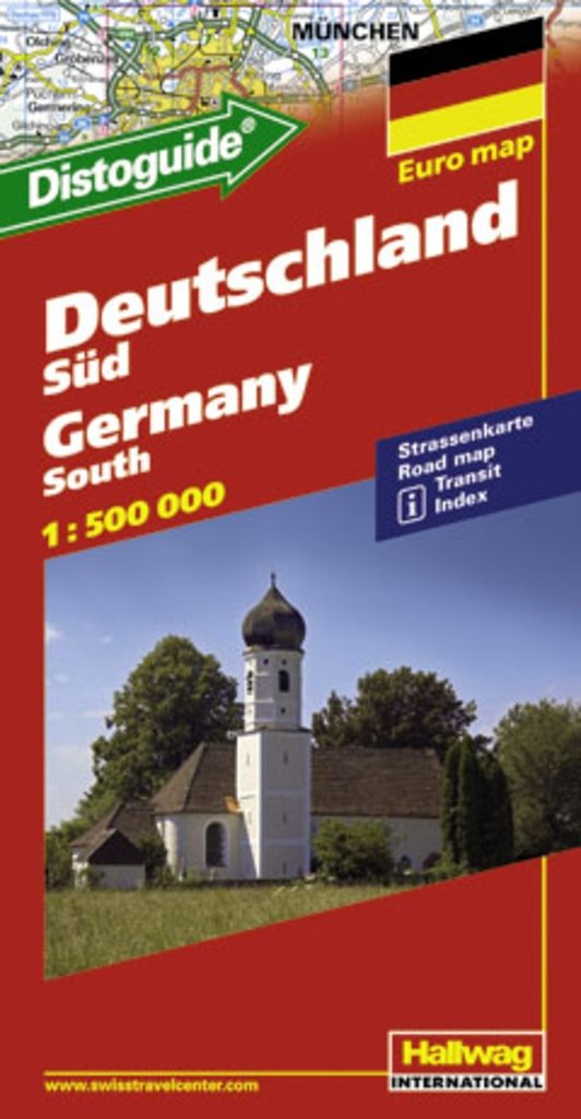 Cover for Rand Mcnally · Germany South w/Distoguide (Buch) [Folde ud bog] (2001)