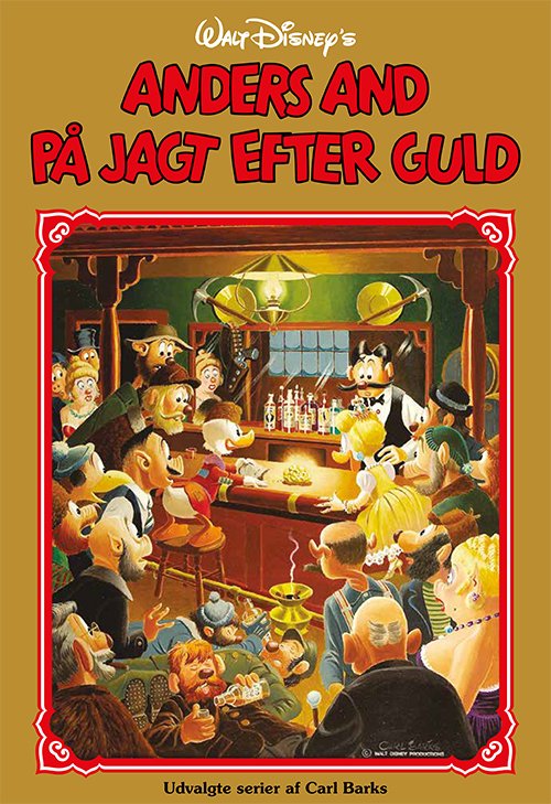 Cover for Disney · Anders And Guldbog nummer 18 – Anders And på jagt efter guld (Inbunden Bok) (2023)