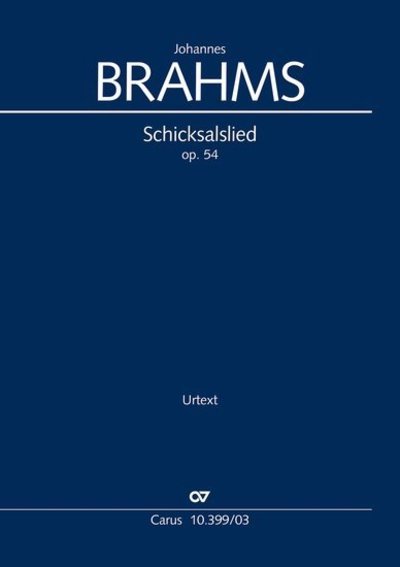 Cover for Brahms · Schicksalslied, Klavierauszug (Book)