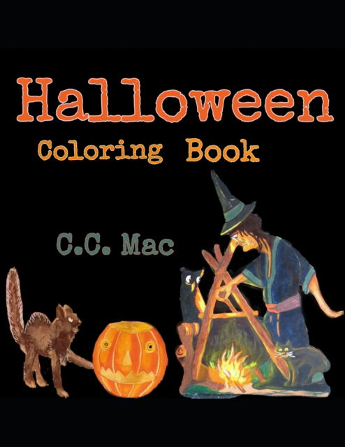 Cover for C C Mac · Halloween Coloring Book (Paperback Book) (2021)