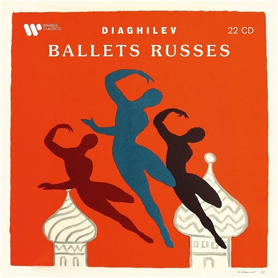 Cover for Pierre Boulez, AndrÃ© Cluytens, Igor Markevitch, Seiji Ozawa, AndrÃ© Previn, Sir Simon Rattle · Diaghilev Ballets Russes (CD) (2022)