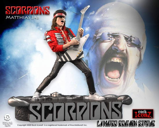 Scorpions Rock Iconz Statue Matthias Jabs Limited - Rock Iconz: Scorpions - Produtos - KNUCKLE BONZ - 0655646625157 - 20 de agosto de 2024