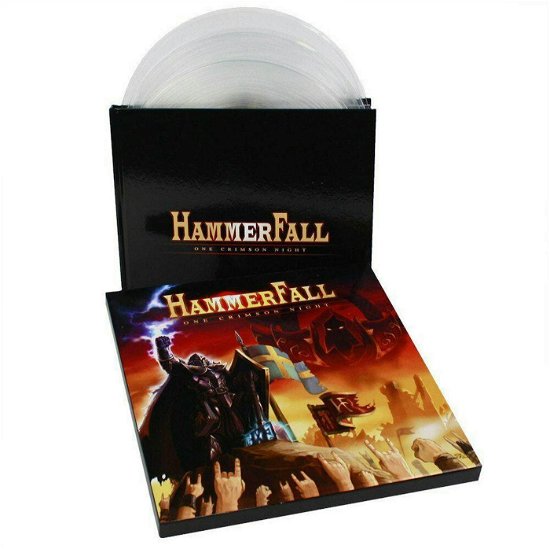 Cover for Hammerfall · One Crimson Night (Live) (3lp Clear Vinyl) (LP) (2019)