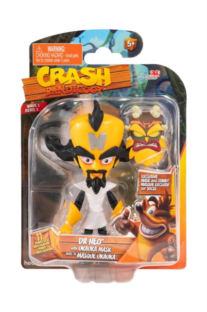 Dr Neo Cortex With Mask - Bandai Crash Bandicoot Dr Neo With Ukauka Mask Stand Figures - Books - Bandai UK - 3701405812157 - May 15, 2024