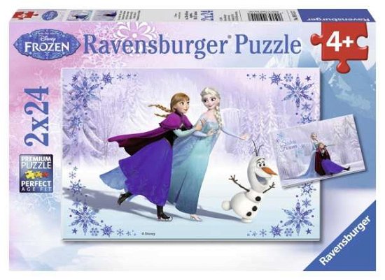Cover for N/a · Puzzel Frozen: 2x24 Stukjes (091157) (Bok) (2019)