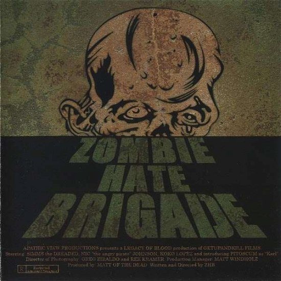Cover for Zombie Hate Brigade (CD) (2018)