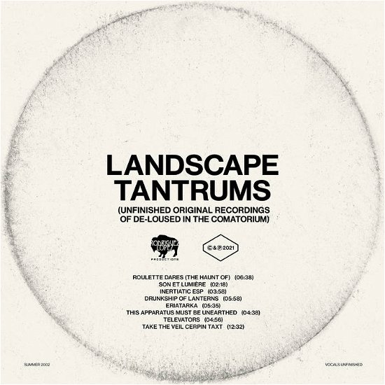 Landscape Tantrums - Mars Volta - Musikk - CLOUDS HILL - 4250795605157 - 18. mars 2022