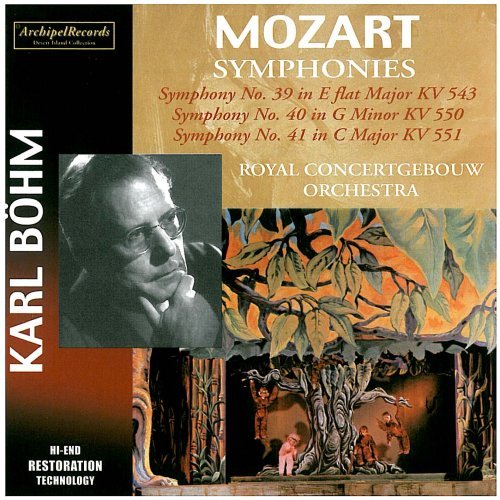 Sinfonien 39 40 & 41 - Mozart / Bohm - Muziek - Archipel - 4535122403157 - 2012