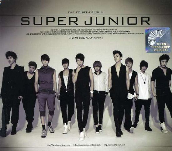 Vol. 4-bonamana Version C - Super Junior - Music -  - 4892747600157 - August 31, 2010