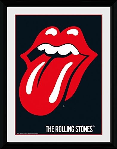 Rolling Stones (The): Lips (Stampa In Cornice 30x40 Cm) - The Rolling Stones - Merchandise - Gb Eye - 5028486356157 - 