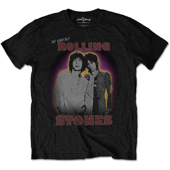 Cover for The Rolling Stones · The Rolling Stones Unisex T-Shirt: Mick &amp; Keith (T-shirt) [size S] [Black - Unisex edition] (2016)