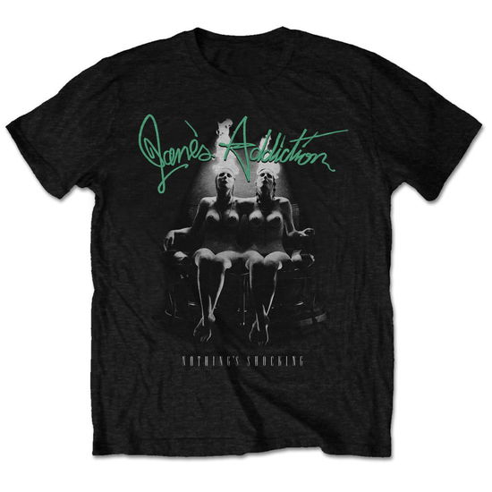 Cover for Janes Addiction · Jane's Addiction Unisex T-Shirt: Nothing's Shocking (Retail Pack) (T-shirt) [size S] [Black - Unisex edition]