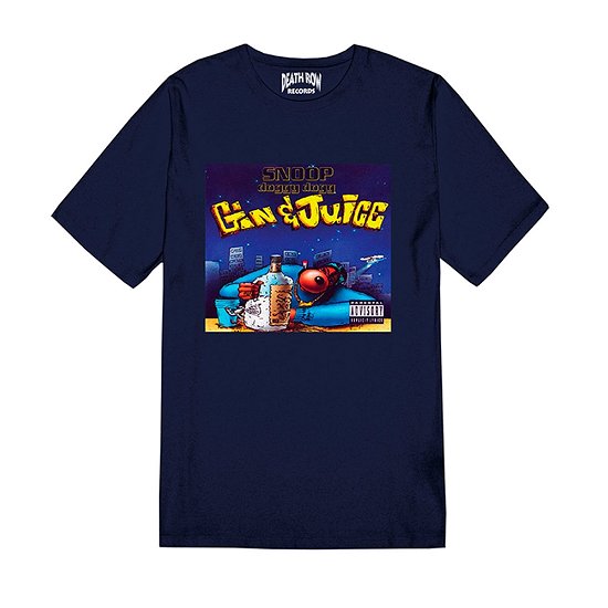 Cover for Death Row Records · Snoop Doggy Dogg - Gin and Juice (T-shirt) [size XXL] [Blue edition] (2021)