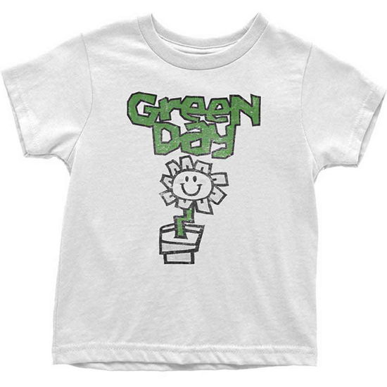 Green Day Kids T-Shirt: Flower Pot (5-6 Years) - Green Day - Merchandise -  - 5056561005157 - 