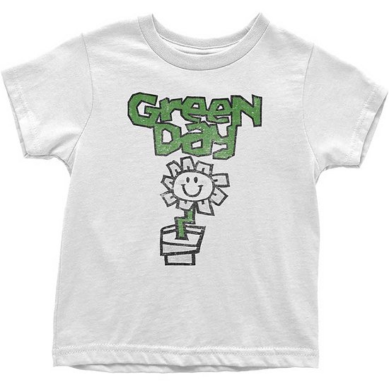 Green Day Kids T-Shirt: Flower Pot (5-6 Years) - Green Day - Merchandise -  - 5056561005157 - 