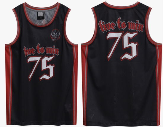 Motorhead Live To Win Black Basketball Jersey X Large - Motörhead - Produtos - AMPLIFIED - 5056770036157 - 8 de abril de 2025