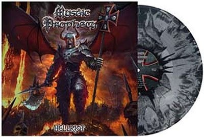 Cover for Mystic Prophecy · Hellriot (Grey Marble Vinyl) (LP) (2023)