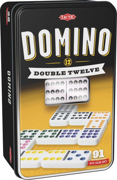 Cover for Tactic · Tactic - Domino Double 12 (Legetøj)