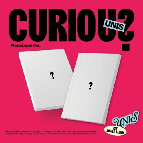 Cover for UNIS · Curious (CD/Merch) [Random Photobook edition] (2024)