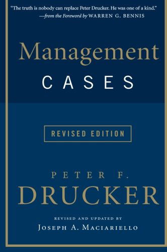 Cover for Peter F. Drucker · Management Cases, Revised Edition (Taschenbuch) [Revised edition] (2008)