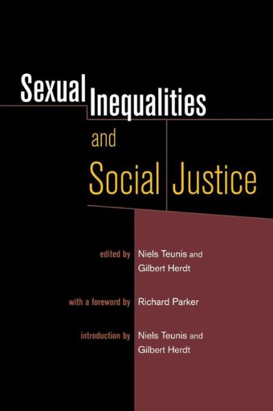 Cover for Niels Teunis · Sexual Inequalities and Social Justice (Paperback Book) [Annotated edition] (2006)